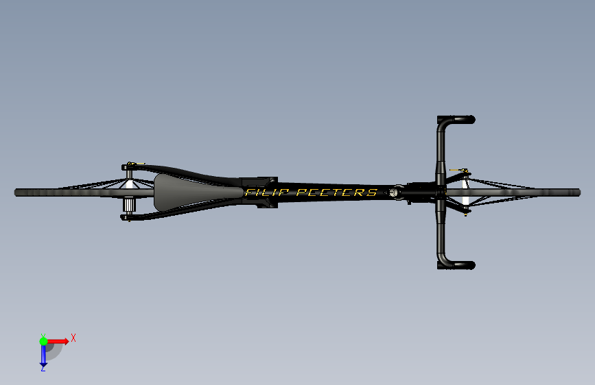 G065448-Aero+Road自行车+-+自行车=自行车 俯视图