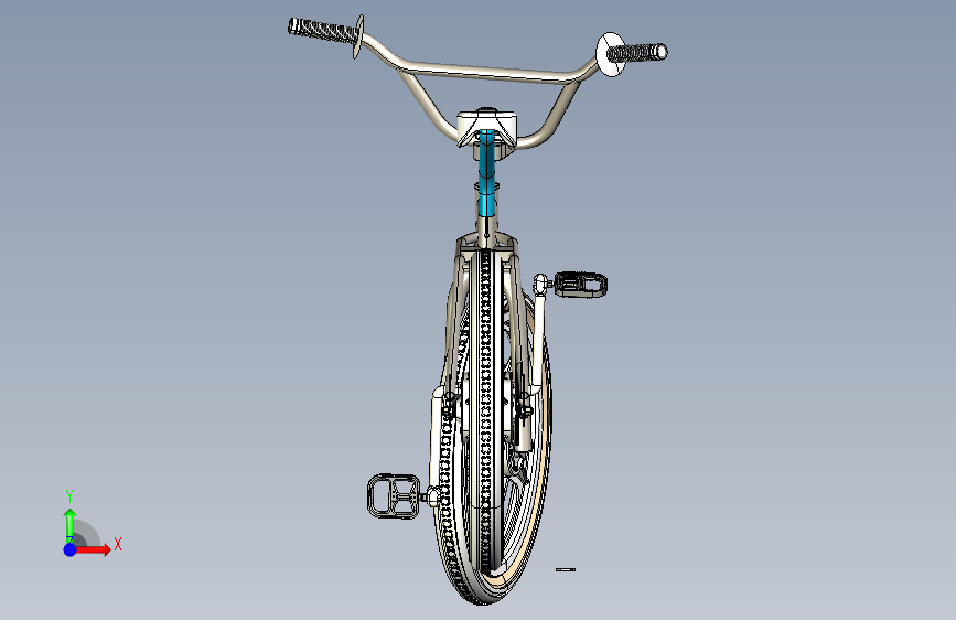 G065466-bmx+自行车+(1)=自行车 正面视图