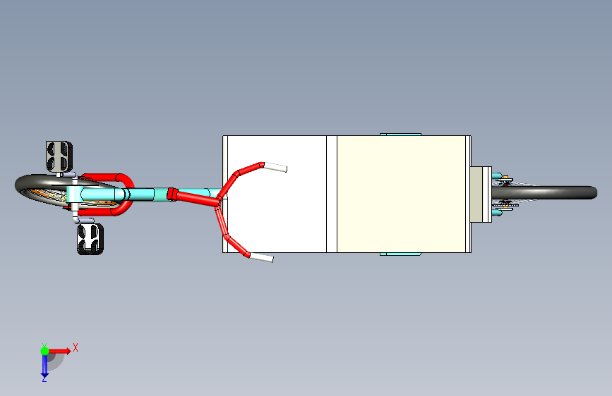 G065501-HPVC+自行车+ASME+CBIT=自行车 俯视图