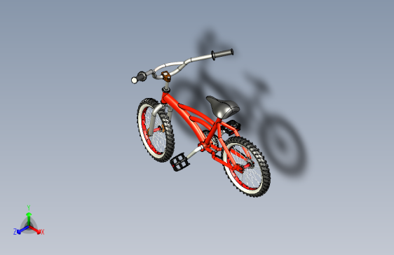 G065544-SolidWorks16中的自行车=自行车