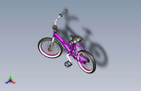 G065545-Solidworks中的自行车=自行车