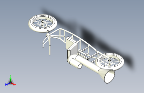 G065921-喷气式自行车设计使用脉冲喷气发动机。=自行车