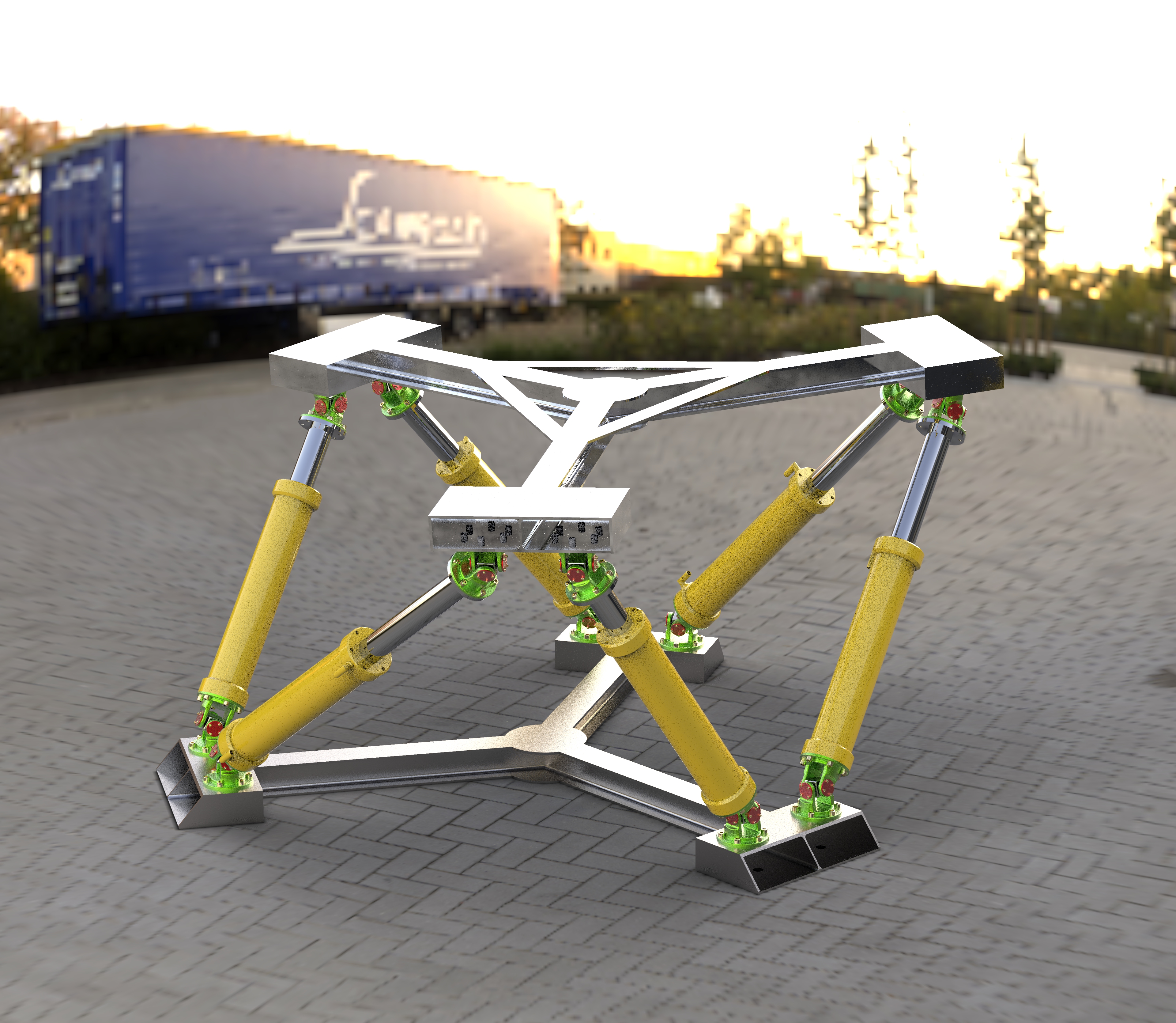 六自由度斯图尔特平台