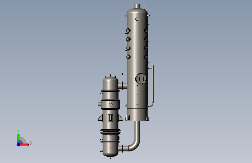 蒸发器_SOLIDWORKS 2014_模型图纸下载 – 懒石网