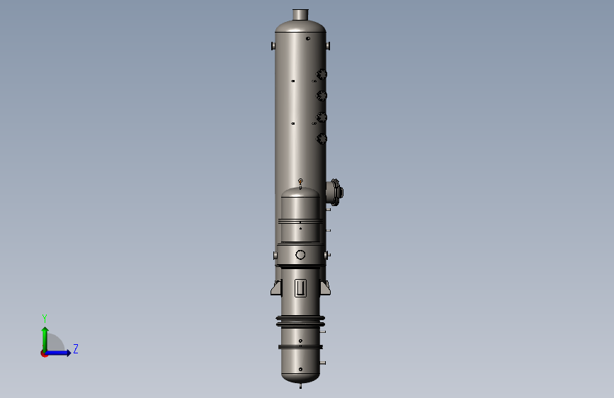 蒸发器_SOLIDWORKS 2014_模型图纸下载 – 懒石网