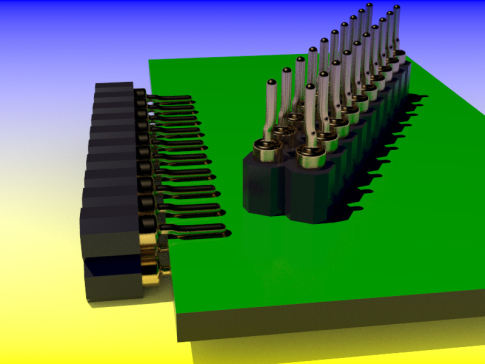 PCB 边缘插座连接器