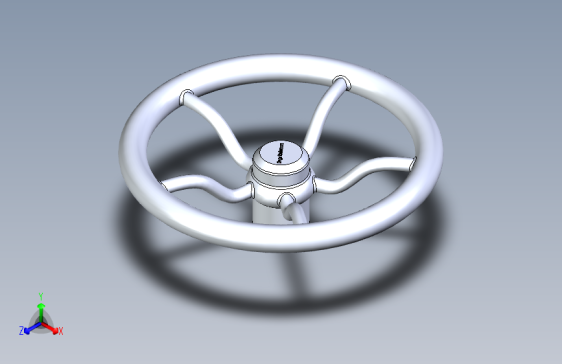 G067019-汽车方向盘SolidWorks+3D模型=方向盘