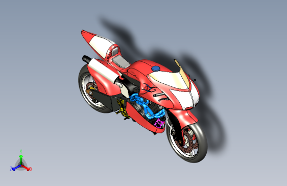 G068153-Britten+V1000+代托纳赛车摩托车。=摩托车