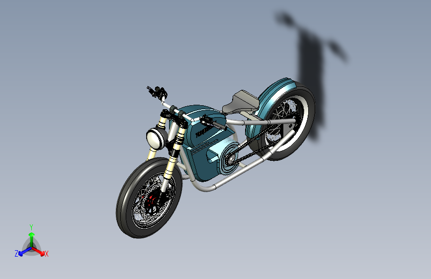 G068197-TorqueFreak+电动复古摩托车=摩托车