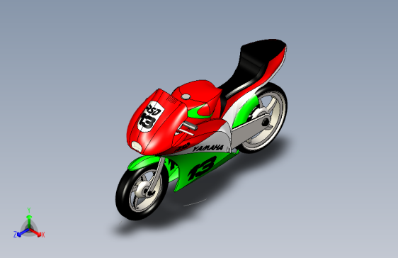 G068285-改装雅马哈YZR+M1摩托车=摩托车