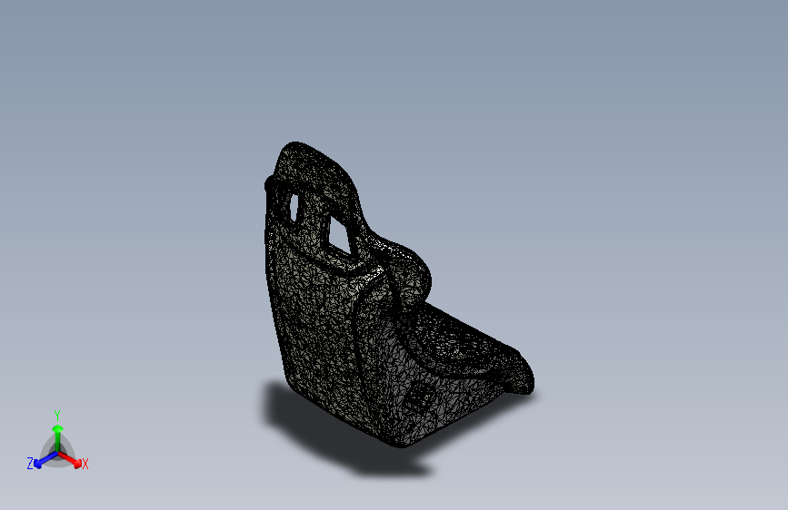 G068504-Sparco+REV+比赛座椅+STL=汽车座椅
