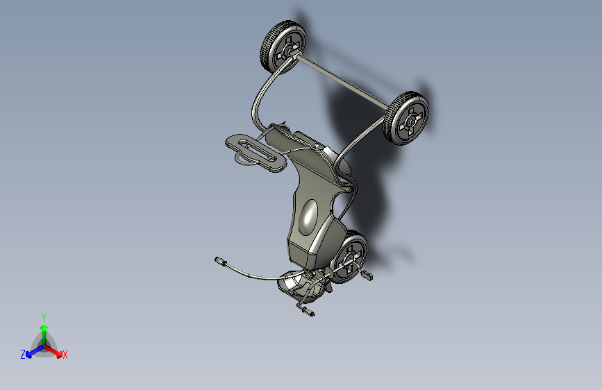 G068822-玩具三轮车设计在CATIA+V5。=三轮车