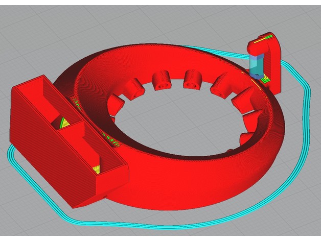 G097848-Anycubic i3 mega 热端风扇盒（也适用于 Mega-S、Mega-X、Full Metal、BLTouch 和 E3DV6 版本）=电风扇