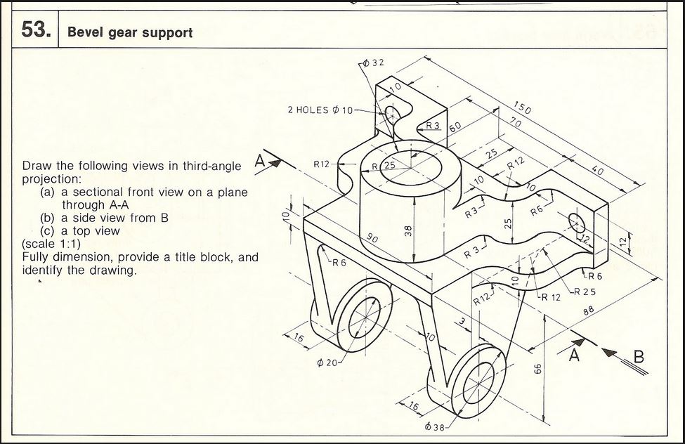 G097927-CADMAN 挑战赛第2期 - Autodesk Inventor 零件建模 - 斜齿轮支撑=电风扇