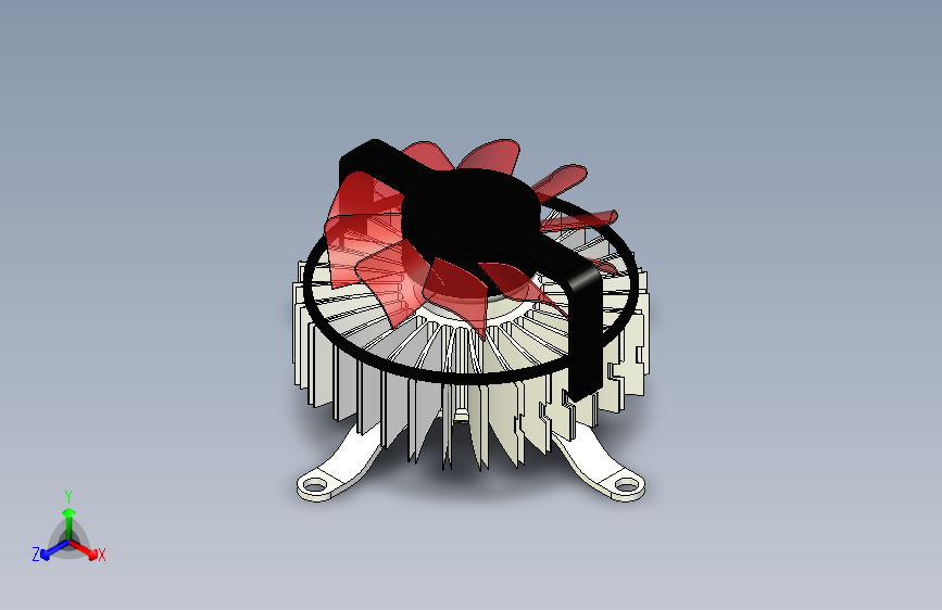 G097963-CPU 风扇 (8)=电风扇 主视图
