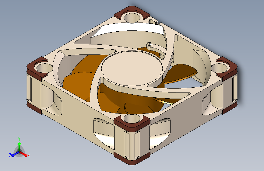G098429-NF-A4x10 Noctua 40mm _大致尺寸_=电风扇