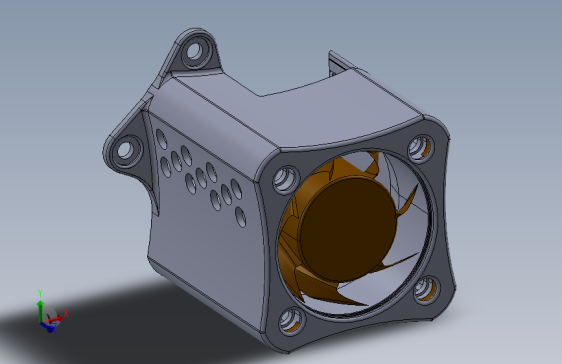 G098440-Noctua 风扇盒 适用于 Ender 3_Ender 3 Pro=电风扇