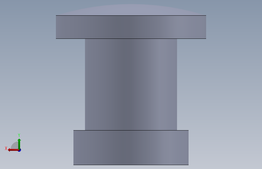 角质层剪刀,由SolidWorks设计 背面视图