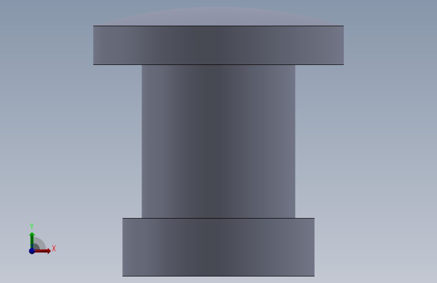 角质层剪刀,由SolidWorks设计 正面视图