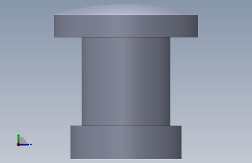 角质层剪刀,由SolidWorks设计 左侧视图