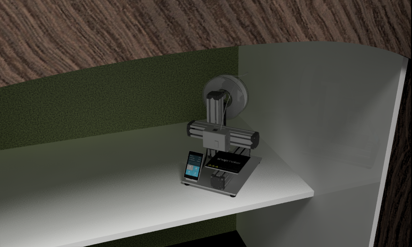 G098581-Snapmaker 3D打印机,CNC,激光200mW和1600mW=电风扇