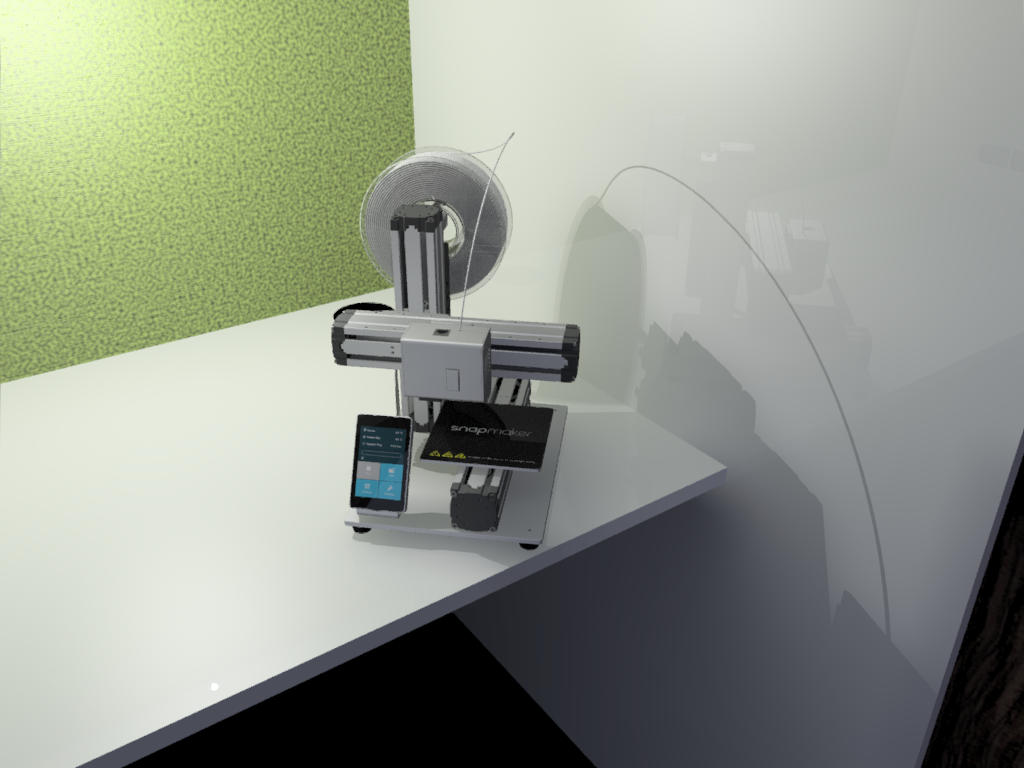 G098581-Snapmaker 3D打印机,CNC,激光200mW和1600mW=电风扇