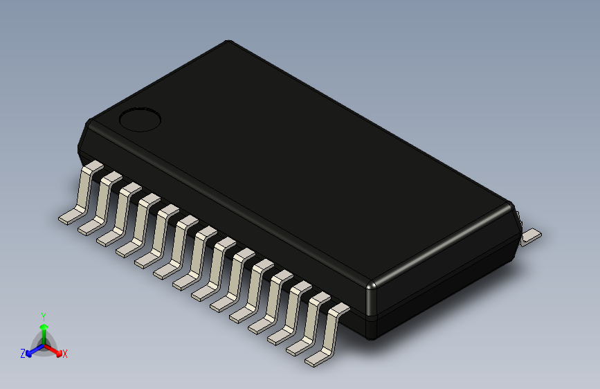 G098636-TSSOP-28 模态分析 Ansys 16=电风扇
