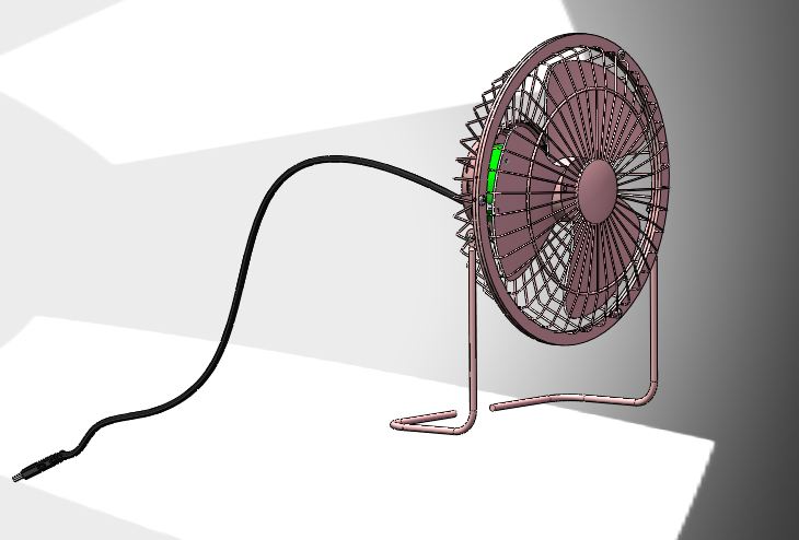 G098657-USB散热风扇=电风扇