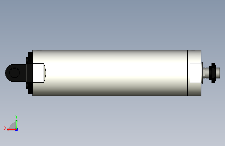 SMC标准气缸CG3DN100-300_0_0_0_ 背面视图