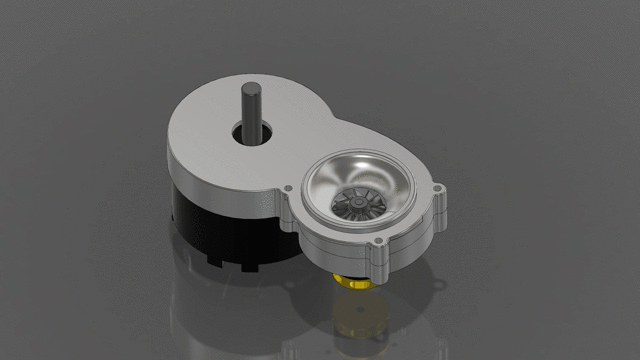 G099125-电动涡轮增压器作为冷却风扇=电风扇