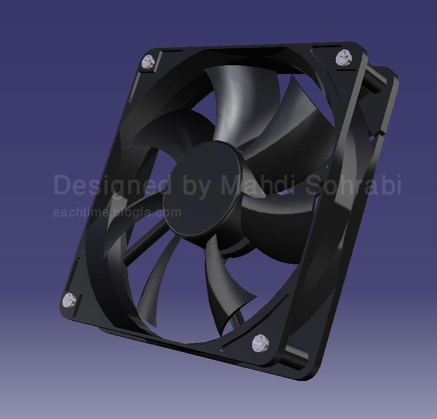 G100250-风扇设计 - CATIA=电风扇