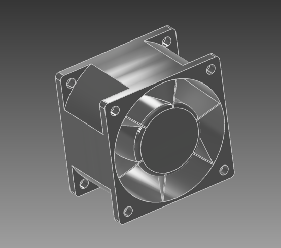 G100496-高速风扇 - 60mm x 60mm x 38mm=电风扇