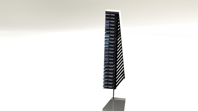 G100784-金字塔水发生器=电风扇