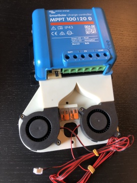 G100809-径向风扇支架和漏斗 Victron MPPT 100_20=电风扇