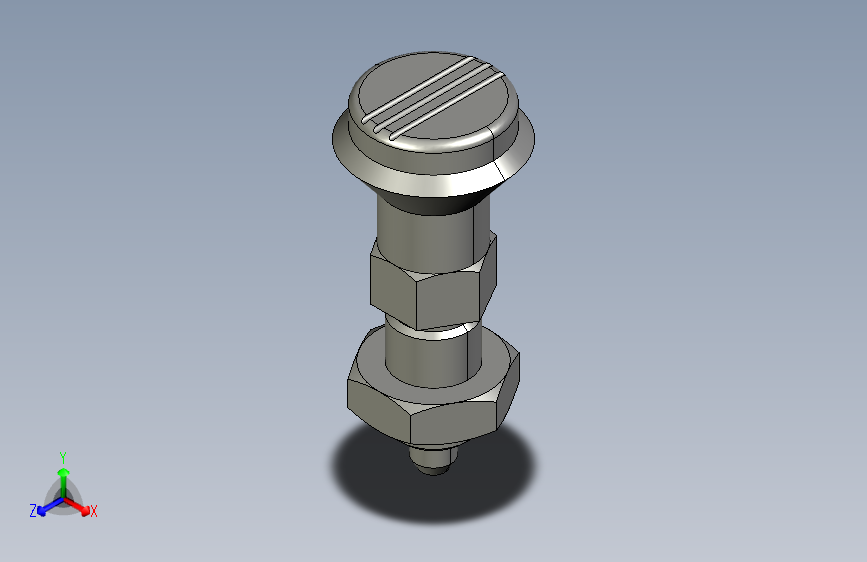 定位元素基准柱塞boutetKnob8421iNon-indexed