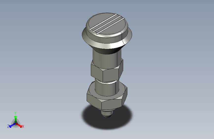 定位元素基准柱塞boutetKnob8422iNon-indexed