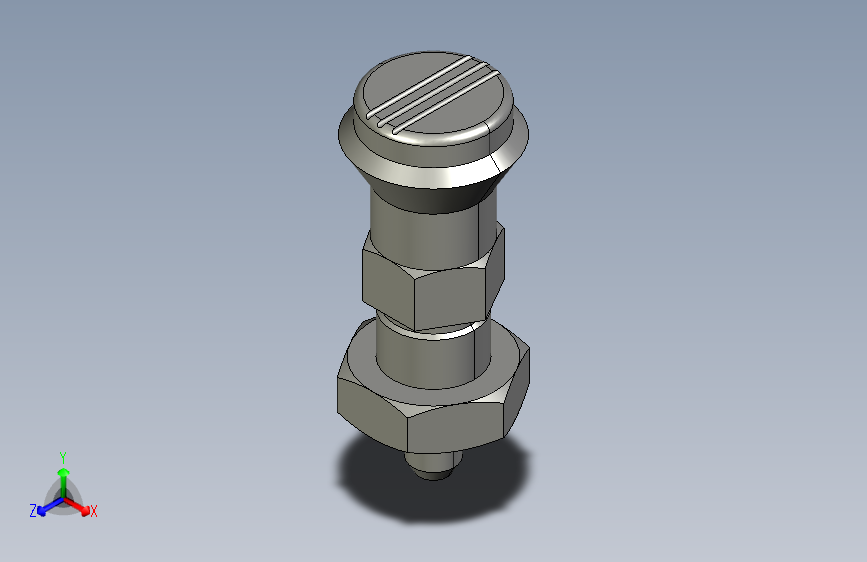 定位元素基准柱塞boutetKnob8423iNon-indexed