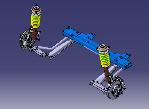 烛式汽车前悬架减震装置--1309155-30