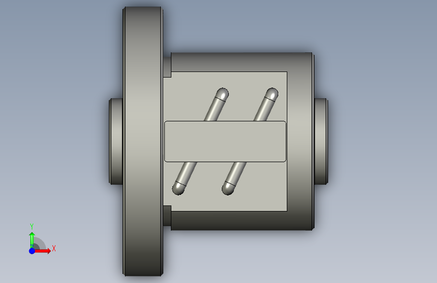 THK滚珠丝杠BNF3208A-3RRG1+81LC0 (0) () () (0) 正面视图