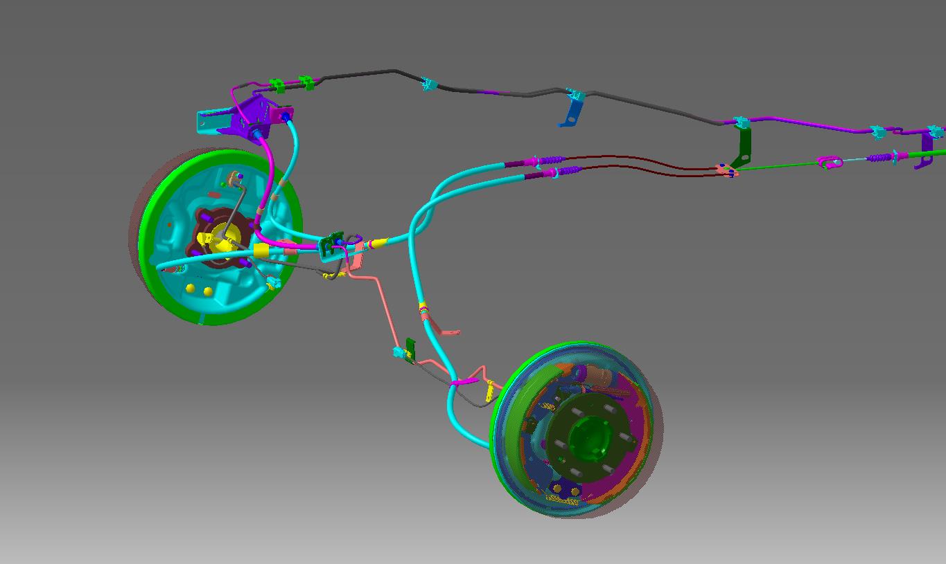 前盘后鼓式液压制动系统设计--665651-195