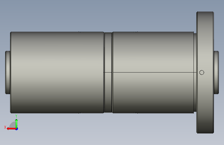 THK滚珠丝杠BNFN4508-7.5RRG0+222LC0 (0) () () (0) 背面视图