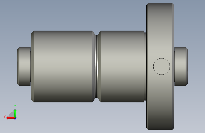 THK滚珠丝杠JPF1404-4 RRG0+62L C7T(C700) 背面视图