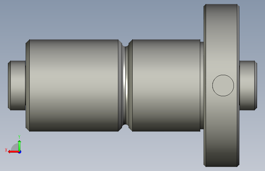 THK滚珠丝杠JPF1405-4 RRG0+70L C7T(C700) 背面视图