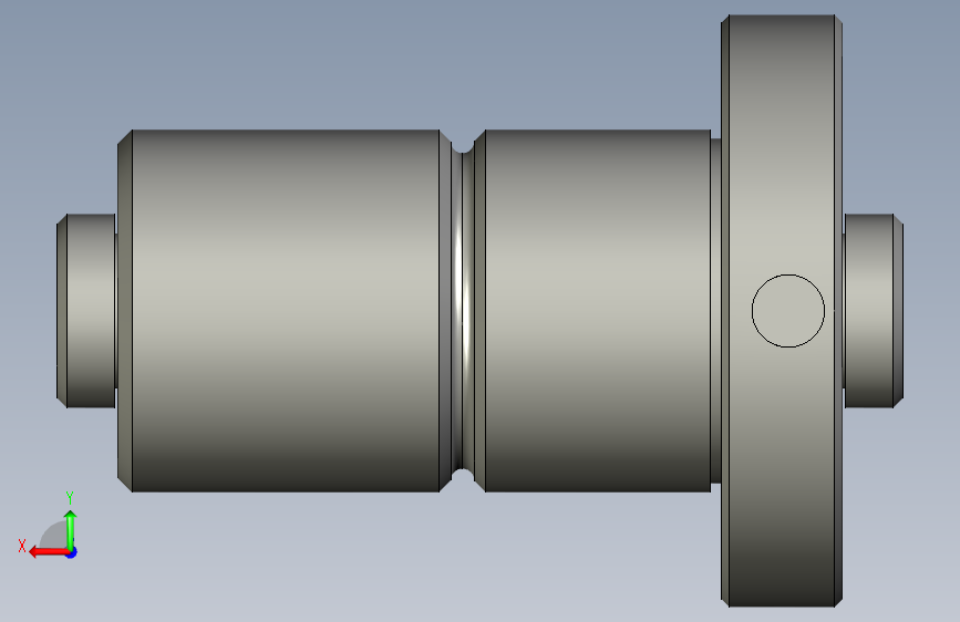 THK滚珠丝杠JPF1605-4 RRG0+70L C7T(C700) 背面视图