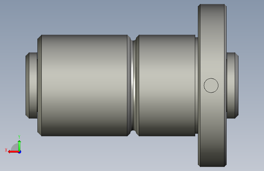 THK滚珠丝杠JPF2805-6 RRG0+90L C7T(C700) 背面视图