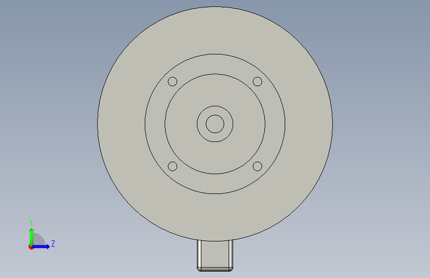 电机DJ_YHHPY_YHHPY800-4-A 左侧视图