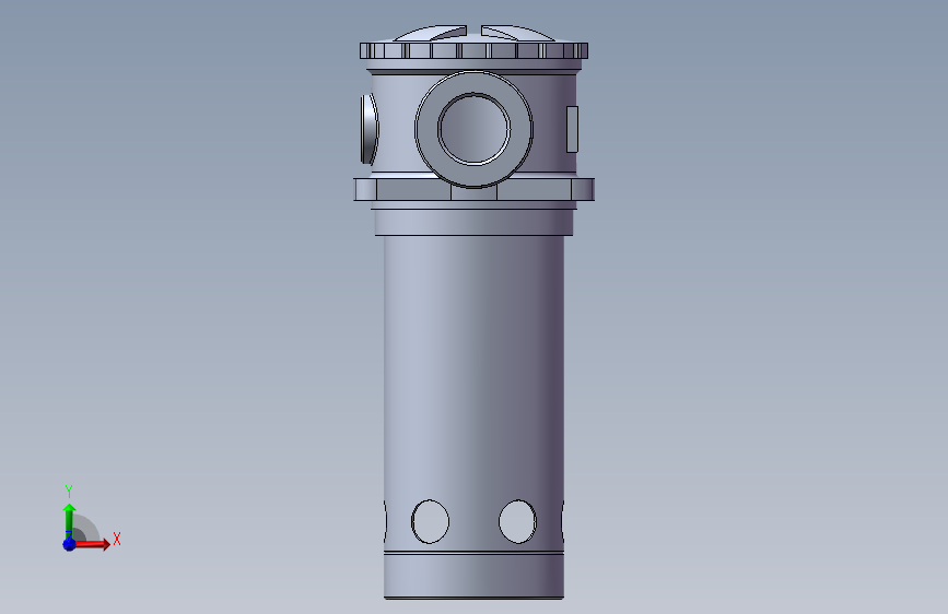 RFA-100回油过滤器_SOLIDWORKS 2016_模型图纸下载 – 懒石网