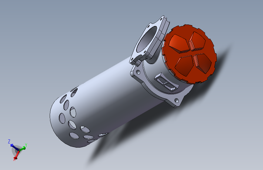 RFA-630X10Y回油过滤器_SOLIDWORKS 2016_模型图纸下载 – 懒石网