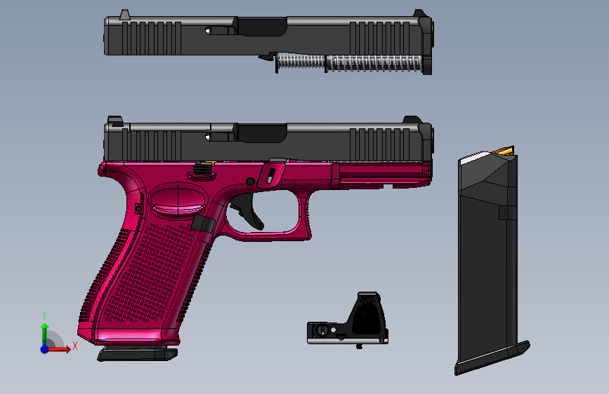 G17 GEN5 MOS 3D模型/建模模型