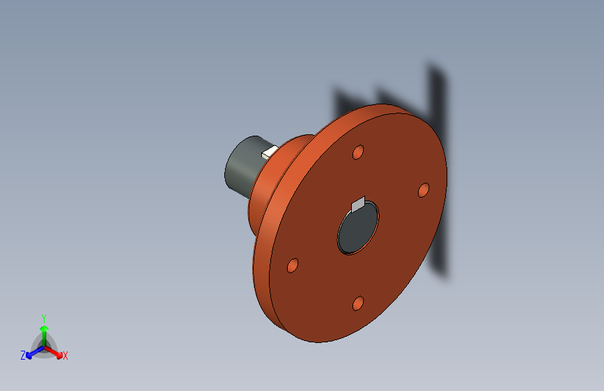 G070991-法兰联轴器+未保护型+_+autodesk+inventor+_+零件设计与装配=联轴器